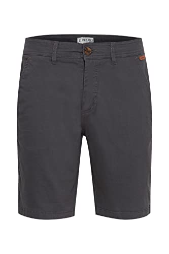 11 Project PRGalino Herren Chino Shorts Bermuda Kurze Hose mit Stretch Regular Fit, Größe:2XL, Farbe:Forged Iron (193907) von 11 Project