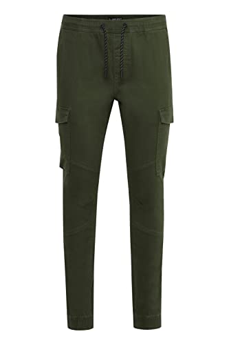 11 Project PRGarik Herren Cargohose Lange Hose mit Stretch Regular Fit, Größe:2XL, Farbe:Black Forest (190315) von 11 Project