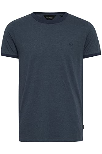 11 Project PRGöran Herren T-Shirt Kurzarm Shirt mit Rundhals-Ausschnitt, Größe:XL, Farbe:INS BL Mel (7989915) von 11 Project