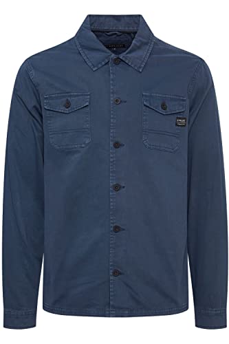 11 Project PRJohann Herren Freizeithemd Hemd mit Umschlagkragen aus 100% Baumwolle, Größe:M, Farbe:Dress Blues (194024) von 11 Project