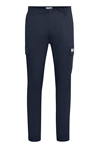 11 Project PRLouka Herren Cargohose Lange Hose mit Stretch und elastischer Beinabschluss Regular Fit, Größe:L, Farbe:Insignia Blue (194010) von 11 Project