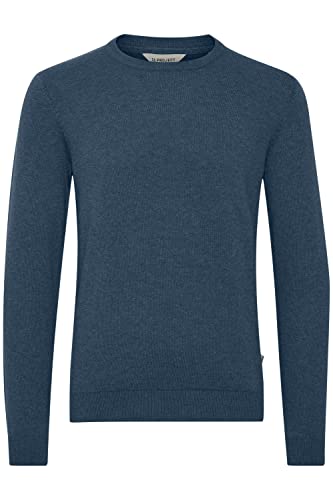 11 Project PRMelvin Herren Strickpullover Feinstrick Pullover aus 100% Baumwolle, Größe:M, Farbe:Ensign Blue Melange (1940261) von 11 Project