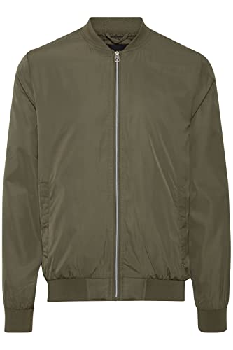 11 Project PRMilford Herren Bomberjacke Übergangsjacke Jacke Blouson gefüttert mit Rippkragen Regular Fit, Größe:M, Farbe:Dusty Olive (180515) von 11 Project