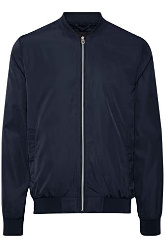 11 Project PRMilford Herren Bomberjacke Übergangsjacke Jacke Blouson gefüttert mit Rippkragen Regular Fit, Größe:XL, Farbe:Mood Indigo (194025) von 11 Project