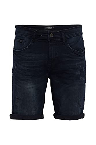 11 Project PRNarvik Herren Jeans Shorts Kurze Denim Hose mit Stretch Regular Fit, Größe:L, Farbe:Denim Washed Black (201001) von 11 Project