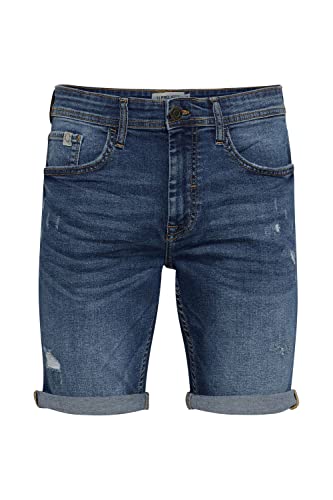 11 Project PRNarvik Herren Jeans Shorts Kurze Denim Hose mit Stretch Regular Fit, Größe:XL, Farbe:Denim Middle Blue (200291) von 11 Project