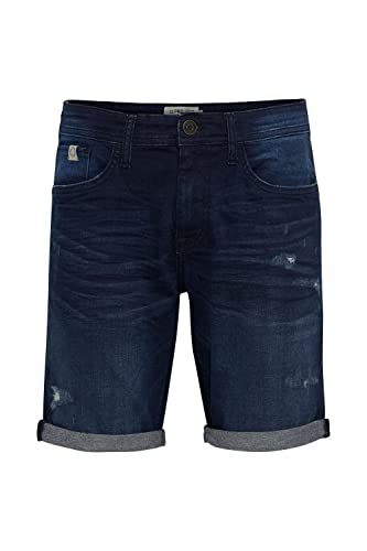 11 Project PRNarvik Herren Jeans Shorts Kurze Denim Hose mit Stretch Regular Fit, Größe:2XL, Farbe:Denim Dark Blue (200292) von 11 Project