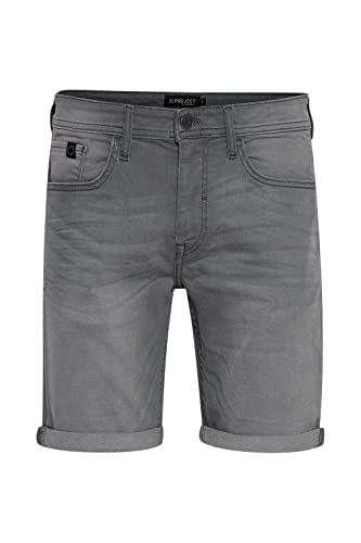 11 Project PRNias Herren Jeans Shorts Kurze Denim Hose mit Stretch Regular Fit, Größe:XL, Farbe:Denim Grey (200296) von 11 Project