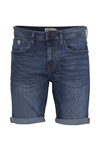 11 Project PRNias Herren Jeans Shorts Kurze Denim Hose mit Stretch Regular Fit, Größe:XL, Farbe:Denim Middle Blue (200291) von 11 Project