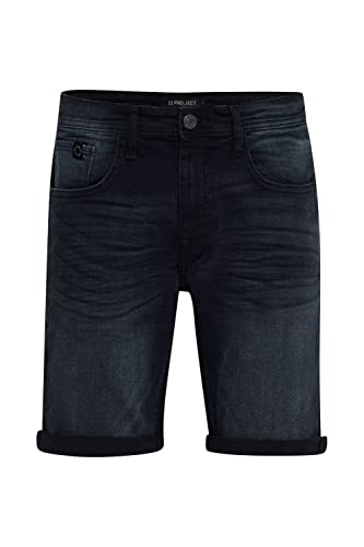 11 Project PRNias Herren Jeans Shorts Kurze Denim Hose mit Stretch Regular Fit, Größe:M, Farbe:Denim Washed Black (201001) von 11 Project