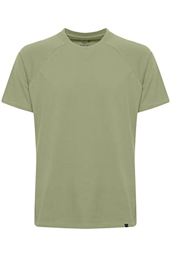 11 Project PRNobbi Herren T-Shirt Kurzarm Shirt Basic Raglanärmel Hochwertige Baumwoll-Qualität Regular Fit, Größe:S, Farbe:Oil Green (170115) von 11 Project