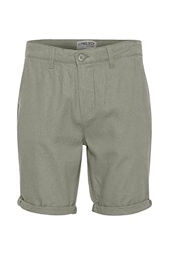 11 Project PROeysted Herren Leinenshorts Kurze Leinenhose Bermuda, Größe:3XL, Farbe:Vetiver (170613) von 11 Project