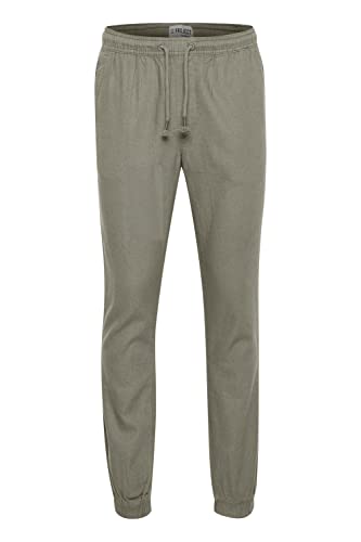 11 Project PROeyvind Herren Leinenhose Lange Stoffhose mit Kordeln Regular Fit, Größe:XXL, Farbe:Vetiver (170613) von 11 Project