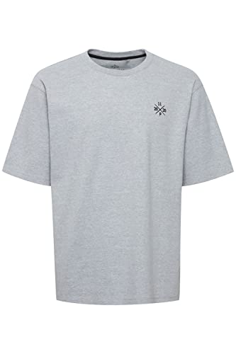 11 Project PROlie Herren T-Shirt Kurzarm Shirt Basic Hochwertige Baumwoll-Qualität Rundhalsausschnitt Überschnittene Schultern Oversize Fit, Größe:2XL, Farbe:Stone Mix (200274) von 11 Project