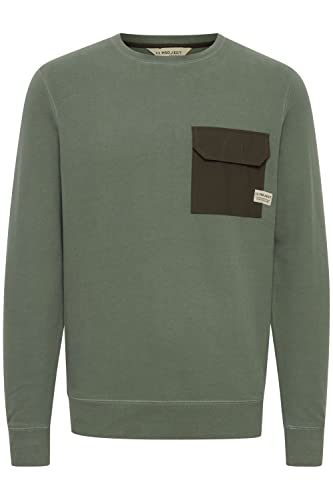 11 Project PRPelle Herren Sweatshirt Pullover Pulli mit Rundhals-Ausschnitt, Größe:2XL, Farbe:Duck Green (186011) von 11 Project