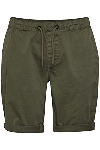 11 Project PRSivert Herren Chino Shorts Bermuda Kurze Hose mit elastischem Bund und Stretch Regular Fit, Größe:M, Farbe:Olive Night (190515) von 11 Project