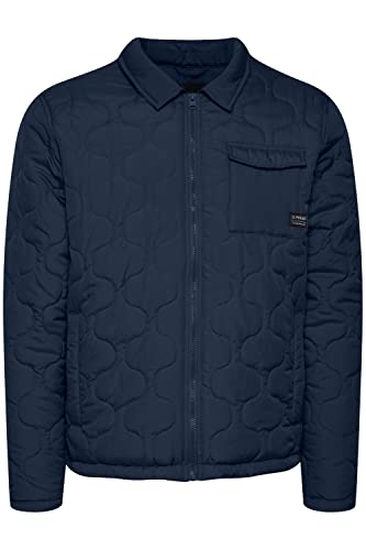 11 Project PRStopka Herren Übergangsjacke Herrenjacke Jacke leicht gefüttert mit Umschlagkragen Regular Fit, Größe:M, Farbe:Dress Blues (194024) von 11 Project