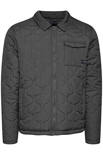 11 Project PRStopka Herren Übergangsjacke Herrenjacke Jacke leicht gefüttert mit Umschlagkragen Regular Fit, Größe:XL, Farbe:Iron Gate (193910) von 11 Project