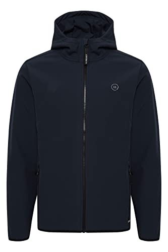 11 Project PRUlfert Herren Softshelljacke Funktionsjacke Übergangsjacke mit hochschließendem Kragen, Größe:M, Farbe:Insignia Blue (194010) von 11 Project