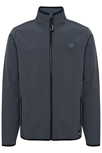 11 Project PRUlfrik Herren Softshelljacke Funktionsjacke Übergangsjacke mit Stehkragen Regular Fit, Größe:L, Farbe:Iron Gate (193910) von 11 Project