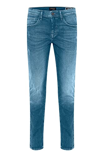 11 Project PRVerner Herren Jeans Hose Denim 5-Pocket-Schnitt Regular Fit, Größe:W33/34, Farbe:Denim Light Blue (200290) von 11 Project