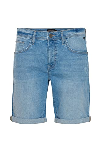 11 Project PRVetle Herren Jeans Shorts Kurze Denim Hose mit Stretch Regular Fit, Größe:L, Farbe:Denim Light Blue (200290) von 11 Project