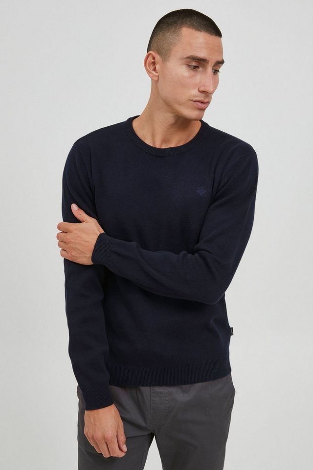 11 Project Rundhalspullover PRSandro Feinstrick Pullover mit O-Neck von 11 Project