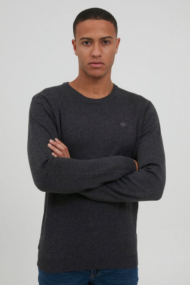 11 Project Rundhalspullover PRSandro Feinstrick Pullover mit O-Neck von 11 Project
