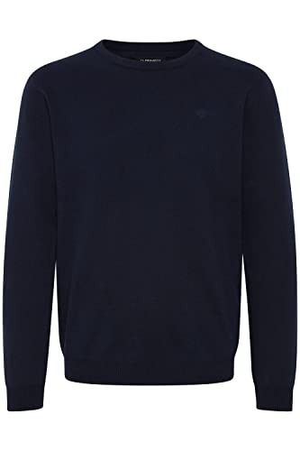 11 Project Sandro Herren Strickpullover Feinstrick Pullover, Größe:3XL, Farbe:Insignia Blue (194010) von 11 Project