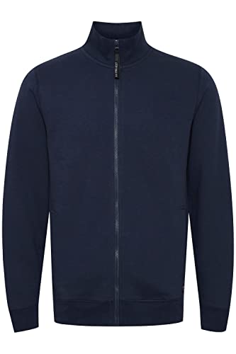 11 Project Sibelius Herren Sweatjacke Cardigan Jacke mit hochabschließendem Kragen, Größe:L, Farbe:Dress Blues (194024) von 11 Project