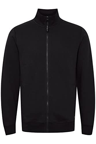 11 Project Sibelius Herren Sweatjacke Cardigan Jacke mit hochabschließendem Kragen, Größe:XXL, Farbe:Black (194007) von 11 Project