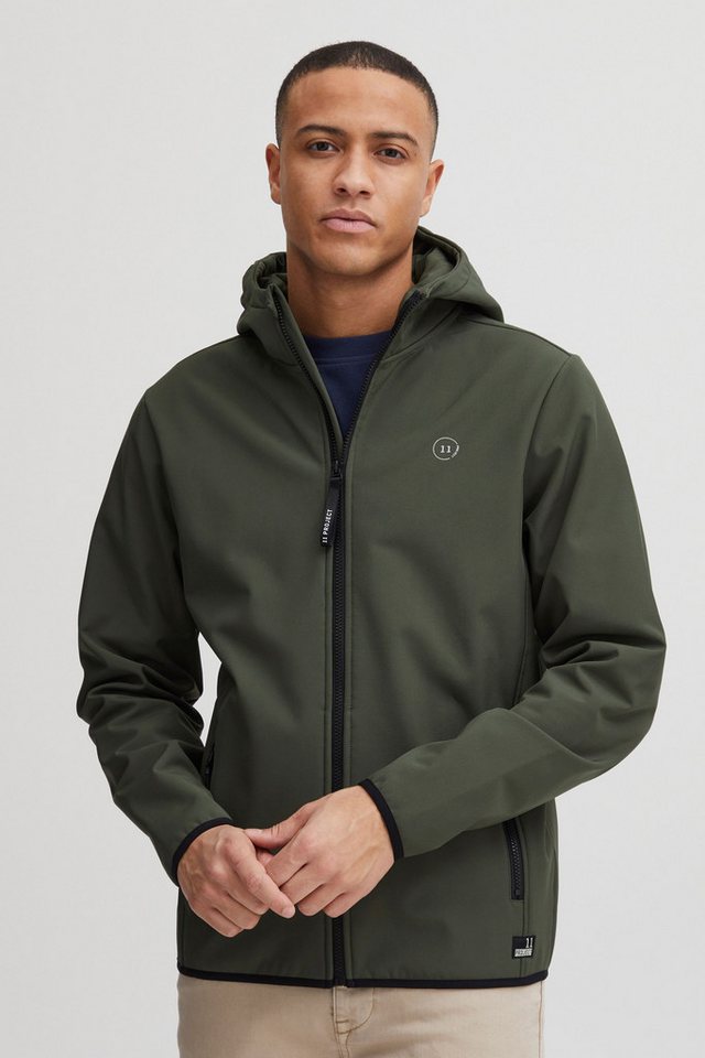 11 Project Softshelljacke PRUlfert Softshell Jacke mit Kapuze von 11 Project