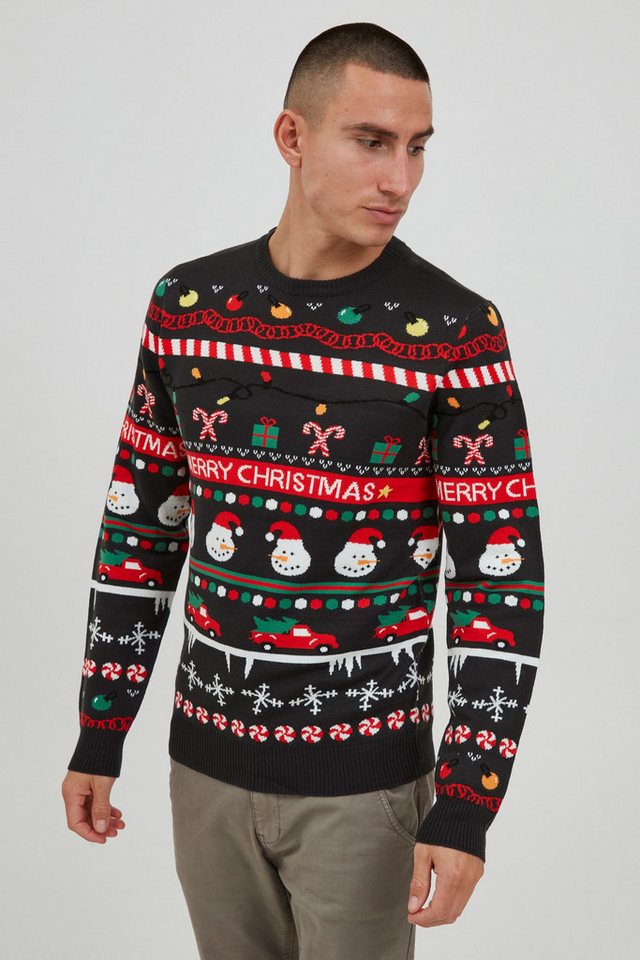 11 Project Strickpullover PRRuben XMAS Modischer Strickpullover mit weihnachtlichem Muster von 11 Project