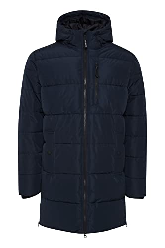 11 Project Tibor Steppjacke Herren Parka Winterjacke Steppparka gefüttert mit hochabschließendem Kragen, Größe:L, Farbe:Insignia Blue (194010) von 11 Project