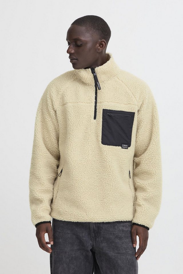 11 Project Trainingsjacke SDHPRROMEL Praktischer Fleecepullover mit Reißverschluss von 11 Project