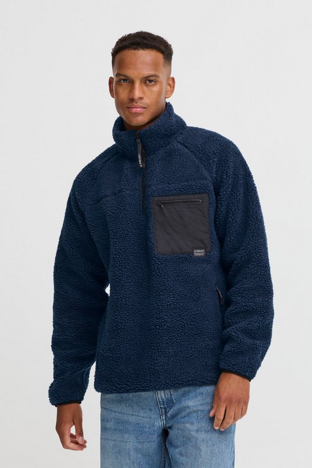 11 Project Trainingsjacke SDHPRROMEL Praktischer Fleecepullover mit Reißverschluss von 11 Project
