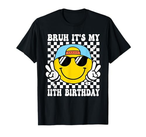 Bruh, es ist Mein 11. Geburtstag, 11 Jahre, Geburtstag, Jungen, Mädchen T-Shirt Bruh, es ist Mein 11. Geburtstag, 11 Jahre, Geburtstag, Jungen, Mädchen T-Shirt von 11 Year Old Birthday Gifts