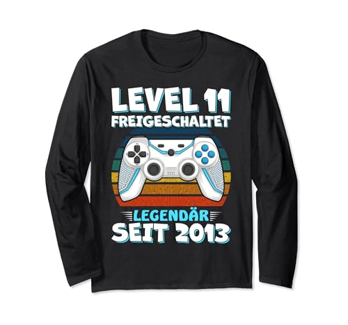 11. Geburtstag Junge Mädchen 11 Jahre 2013 Lustig Geschenk Langarmshirt von 11. Geburtstag Mädchen 11. Geburtstag Deko Junge