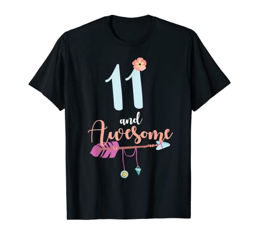 Teenager Mädchen 11 Jahre Geburtstag T-Shirt Teenager Mädchen 11 Jahre Geburtstag T-Shirt von 11. Geburtstag Mädchen Geschenk-Ideen