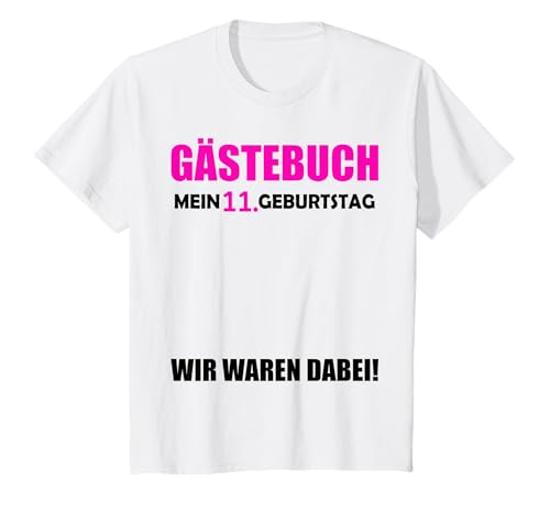 11. Geburtstag Jungen Gäste 11 Jahre 2014 Deko Gästebuch T-Shirt 11. Geburtstag Jungen Gäste 11 Jahre 2014 Deko Gästebuch T-Shirt von 11.Geburtstag 11 Jahre Deko Feier T-Shirt Geschenk
