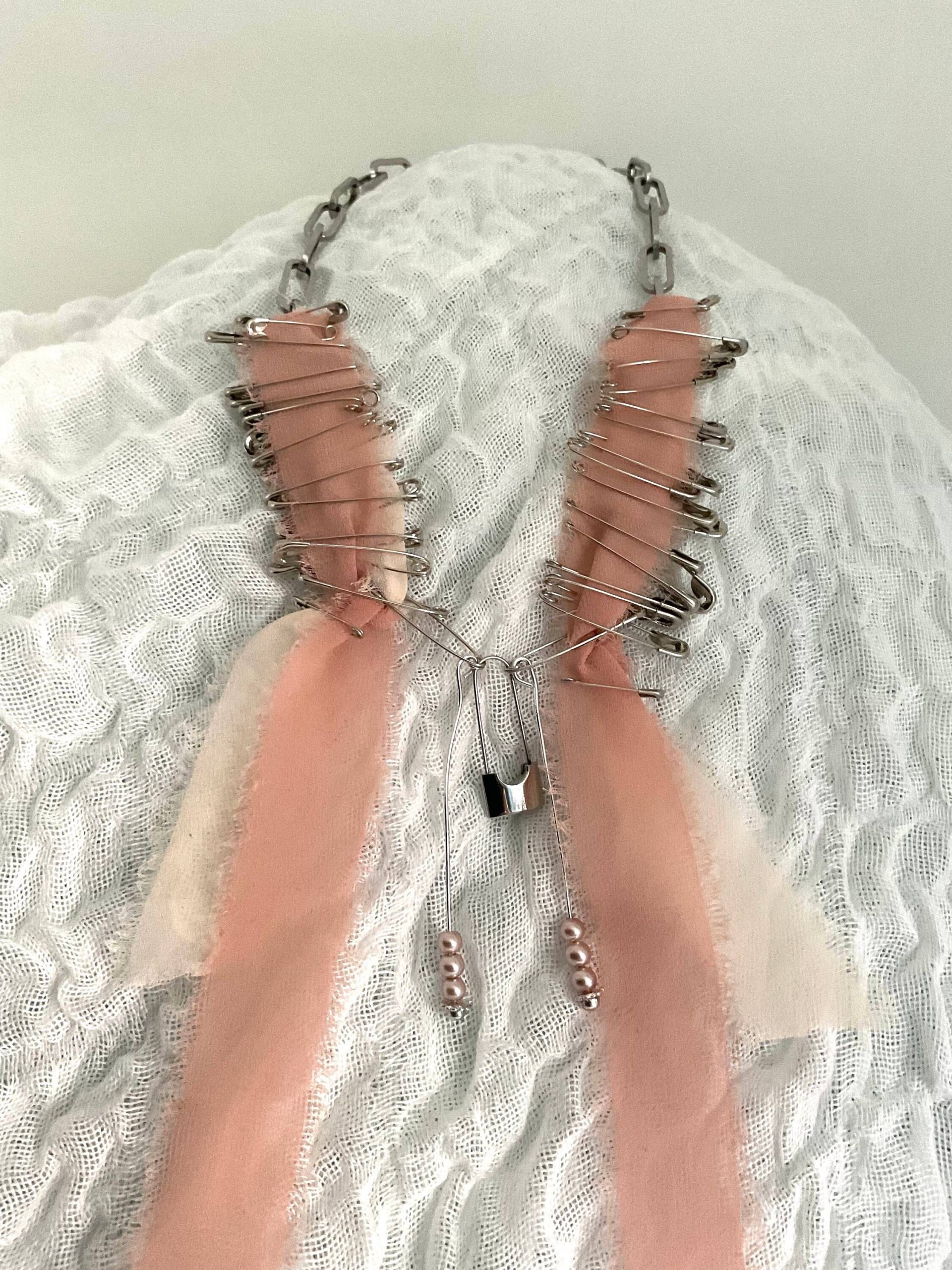 Kette Silber-Rosa von 11lunulae