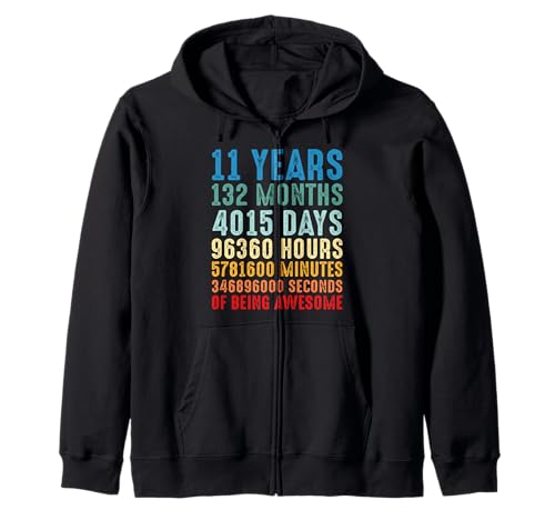 11 Jahre, 132 Monate, 11. Geburtstag, Vintage-Geschenk für Jungen Kapuzenjacke 11 Jahre, 132 Monate, 11. Geburtstag, Vintage-Geschenk für Jungen Kapuzenjacke von 11th Birthday Vintage Gift For Boys