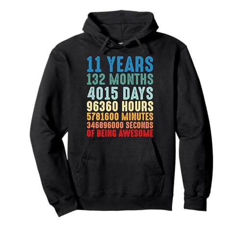 11 Jahre, 132 Monate, 11. Geburtstag, Vintage-Geschenk für Jungen Pullover Hoodie 11 Jahre, 132 Monate, 11. Geburtstag, Vintage-Geschenk für Jungen Pullover Hoodie von 11th Birthday Vintage Gift For Boys