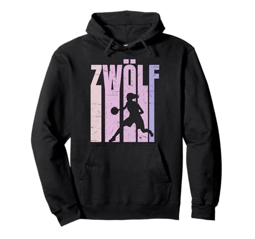 12. Geburtstag Mädchen Deko Basketball Geburtstagsparty Pullover Hoodie von 12 Geburtstag Basketball Geschenke Mädchen