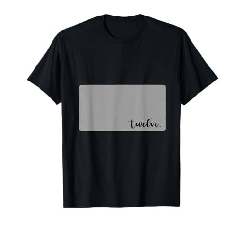 TWELVE 12 JAHRE Tshirt 12 Geburtstag Geschenk Mädchen Retro T-Shirt TWELVE 12 JAHRE Tshirt 12 Geburtstag Geschenk Mädchen Retro T-Shirt von 12 Geburtstag Geschenk TWELVE 12 JAHRE