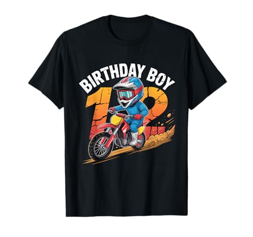 Kinder 12 Jahre alt Junge Fahrrad Reiten Motocross 12. Geburtstag T-Shirt Kinder 12 Jahre alt Junge Fahrrad Reiten Motocross 12. Geburtstag T-Shirt von 12 Years Old Boy Bicycle Riding Motocross