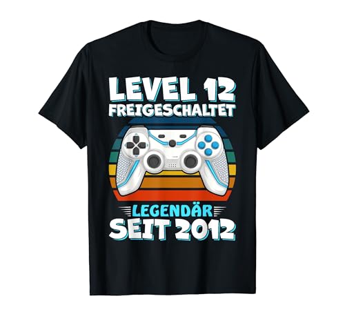 12. Geburtstag Junge Mädchen 12 Jahre 2012 Lustig Geschenk T-Shirt von 12. Geburtstag Mädchen 12. Geburtstag Deko Junge