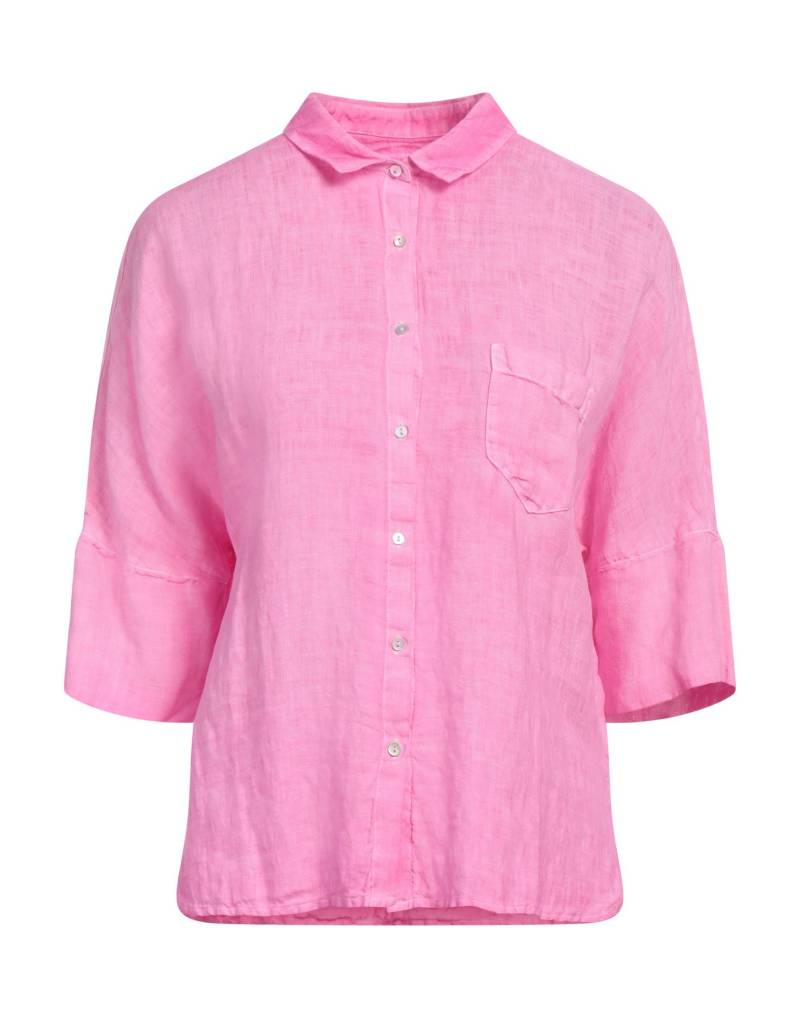 120% LINO Hemd Damen Magenta von 120% LINO