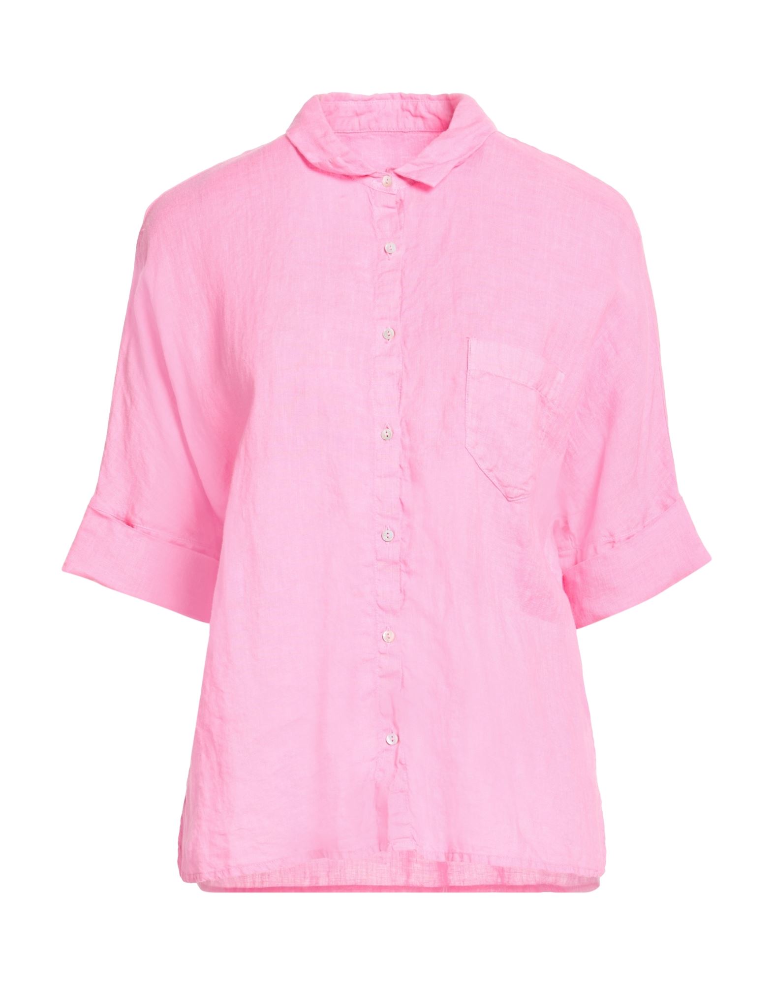 120% LINO Hemd Damen Rosa von 120% LINO