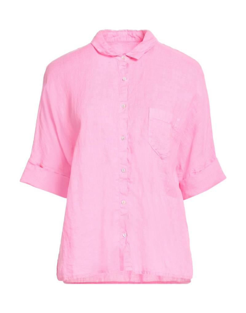120% LINO Hemd Damen Rosa von 120% LINO